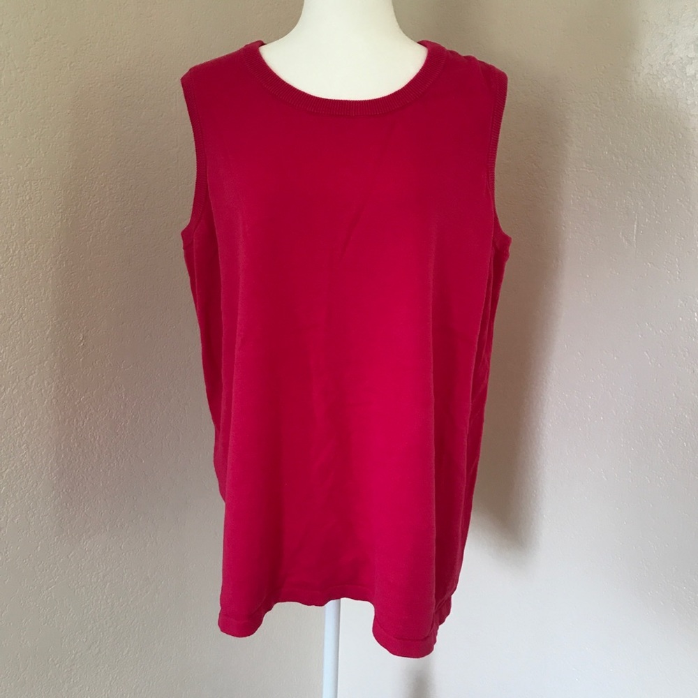 Woman Within Plus Sweater Vest Sleeveless Sweater